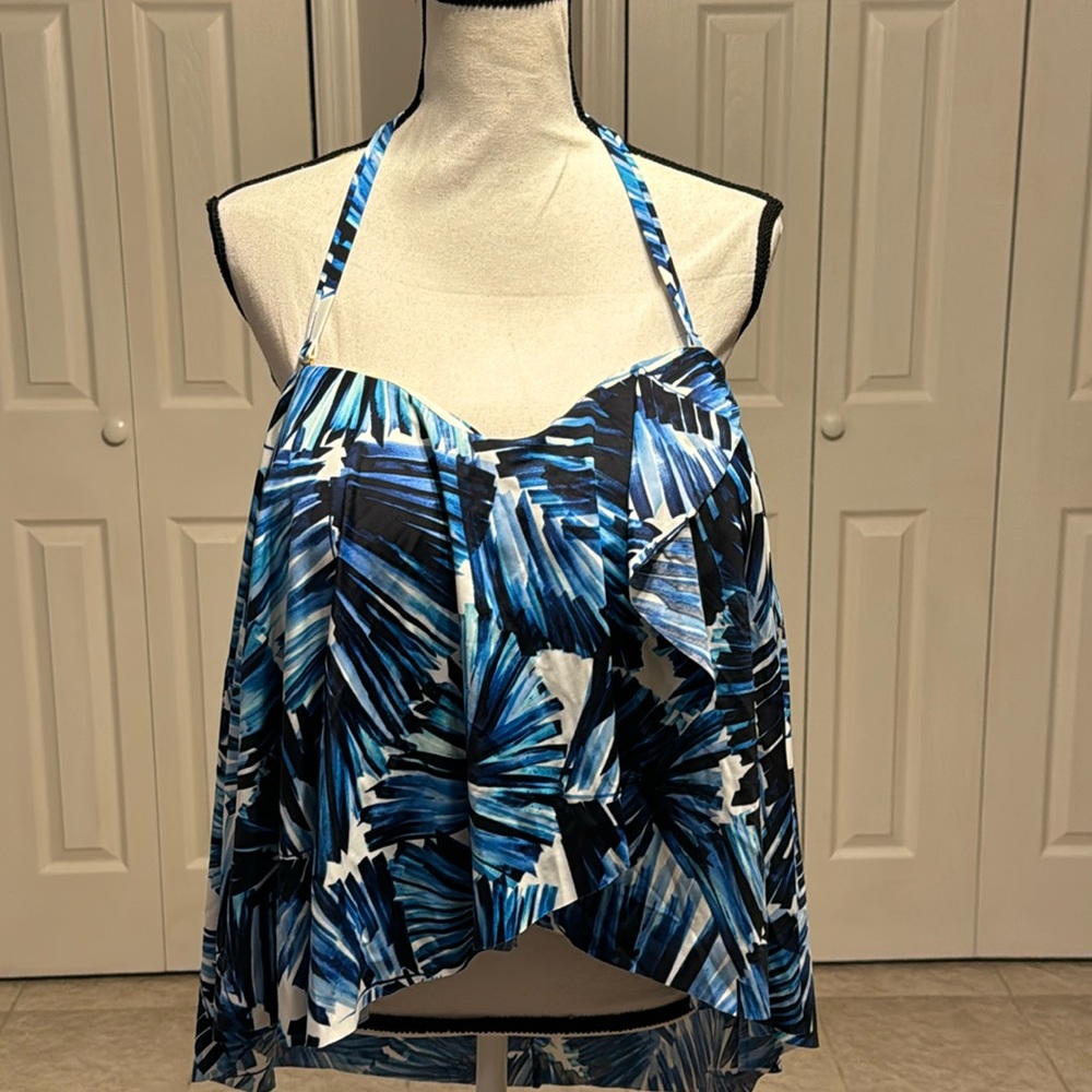 Mynah Tropical Tankini Top Plus